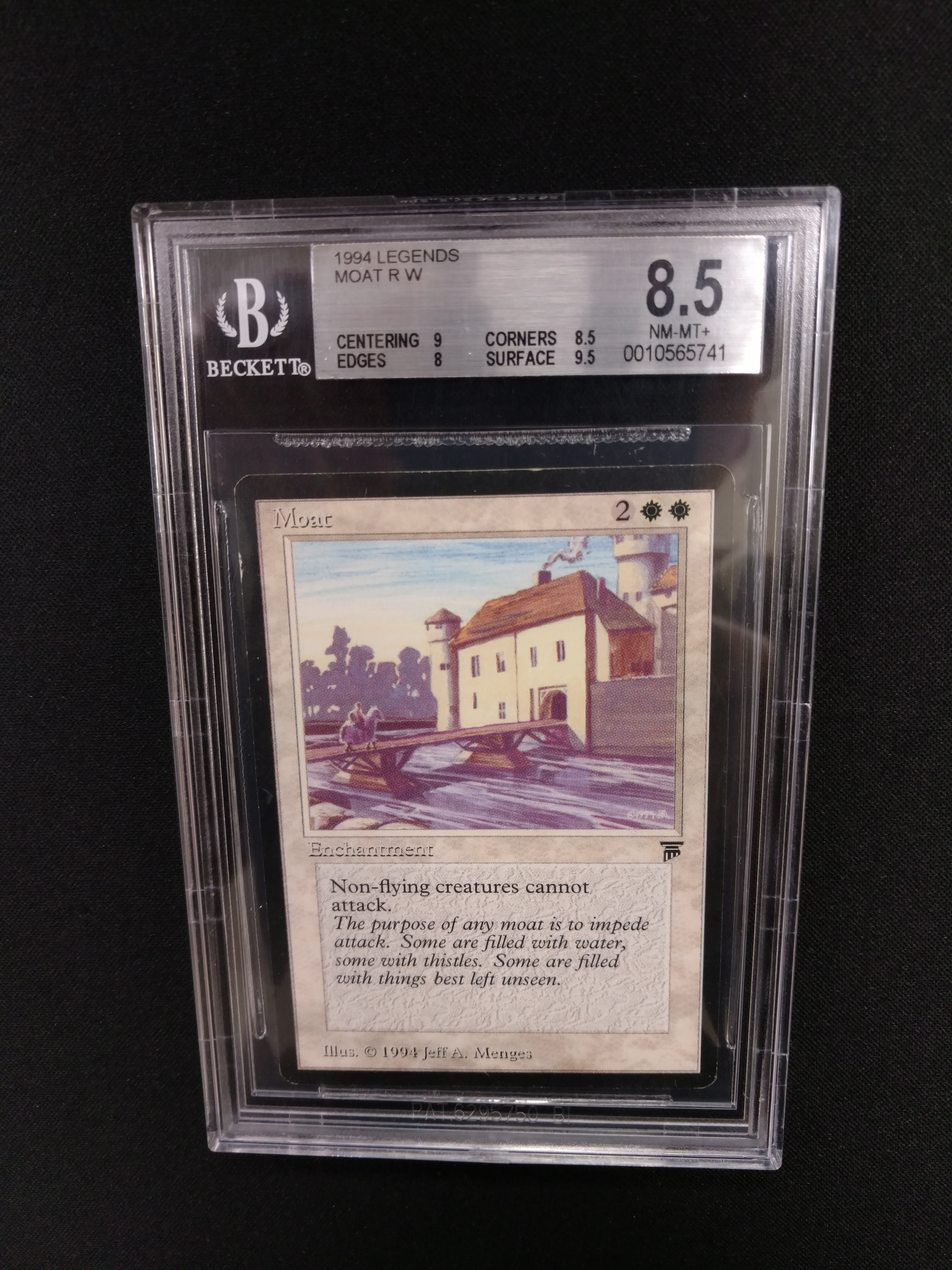 Moat BGS 8.5 NM-MT+ Legends MTG Magic Graded Card